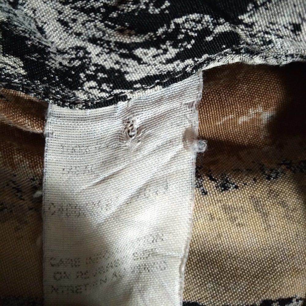 Vintage Abstract Pattern Button Down Shirt - image 5